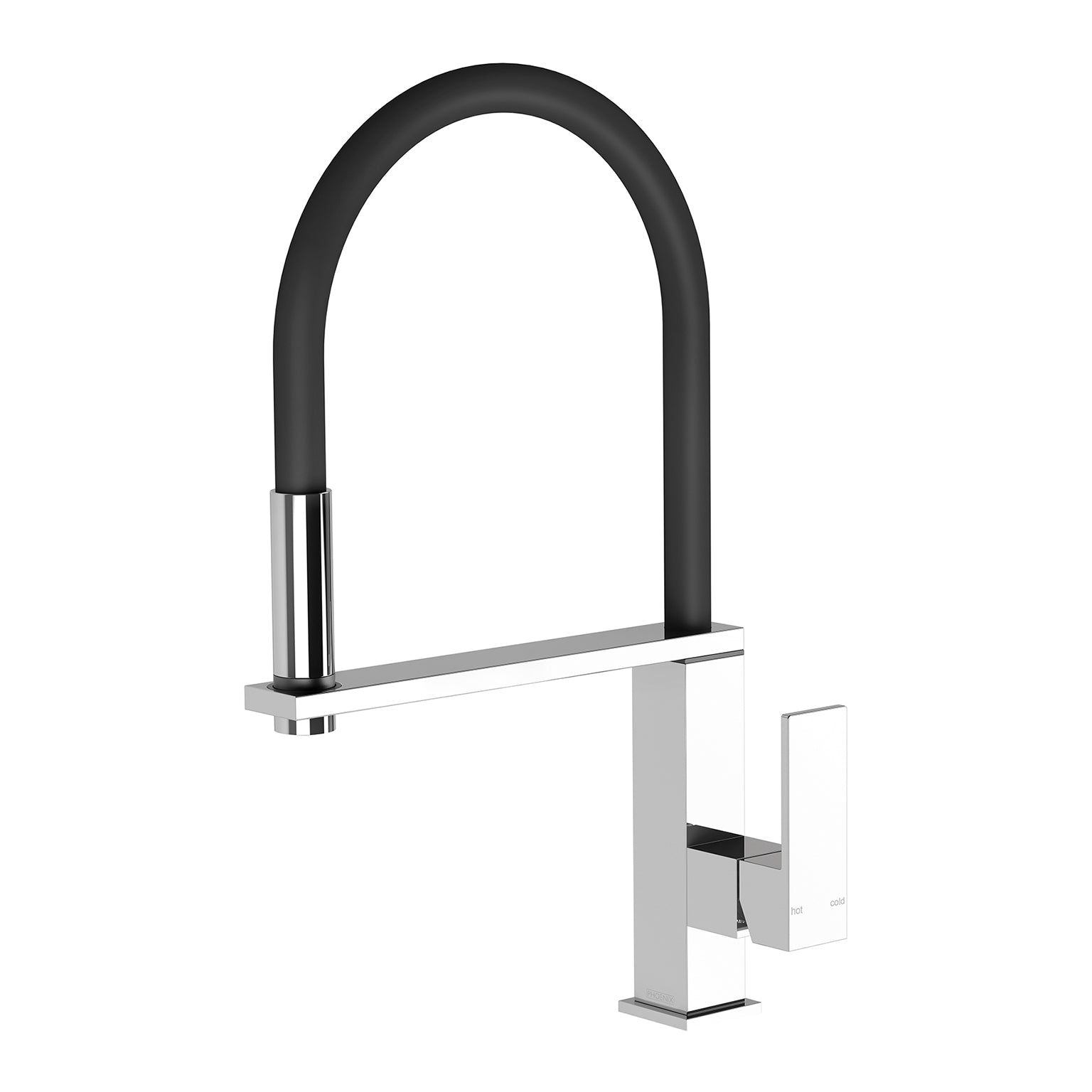 Phoenix Vezz Flexible Hose Sink Mixer 220mm Squareline – Lead Free