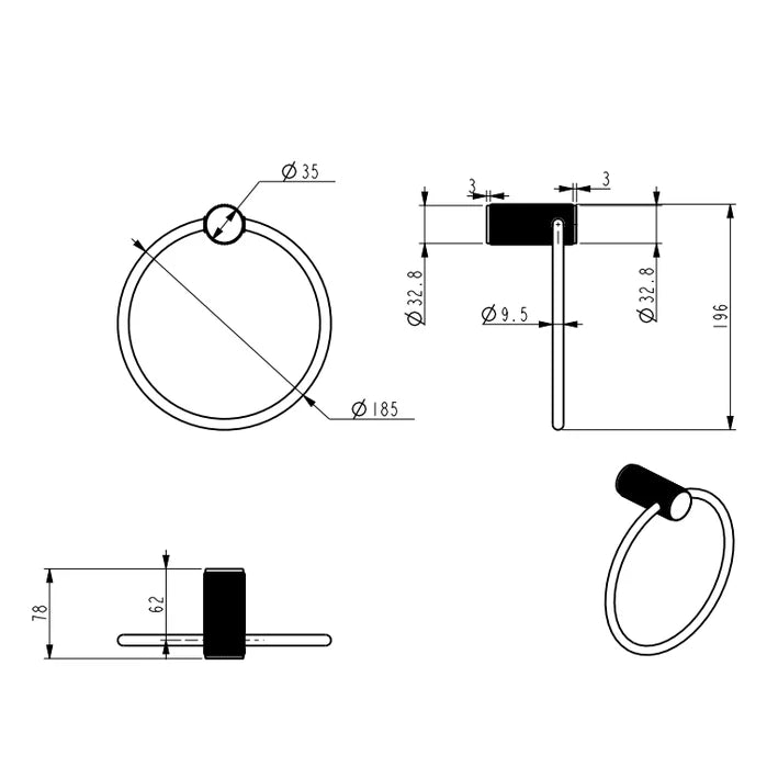 Bella Vista Mica Fluted 9-Piece Bathroom Package | Brushed Nickel