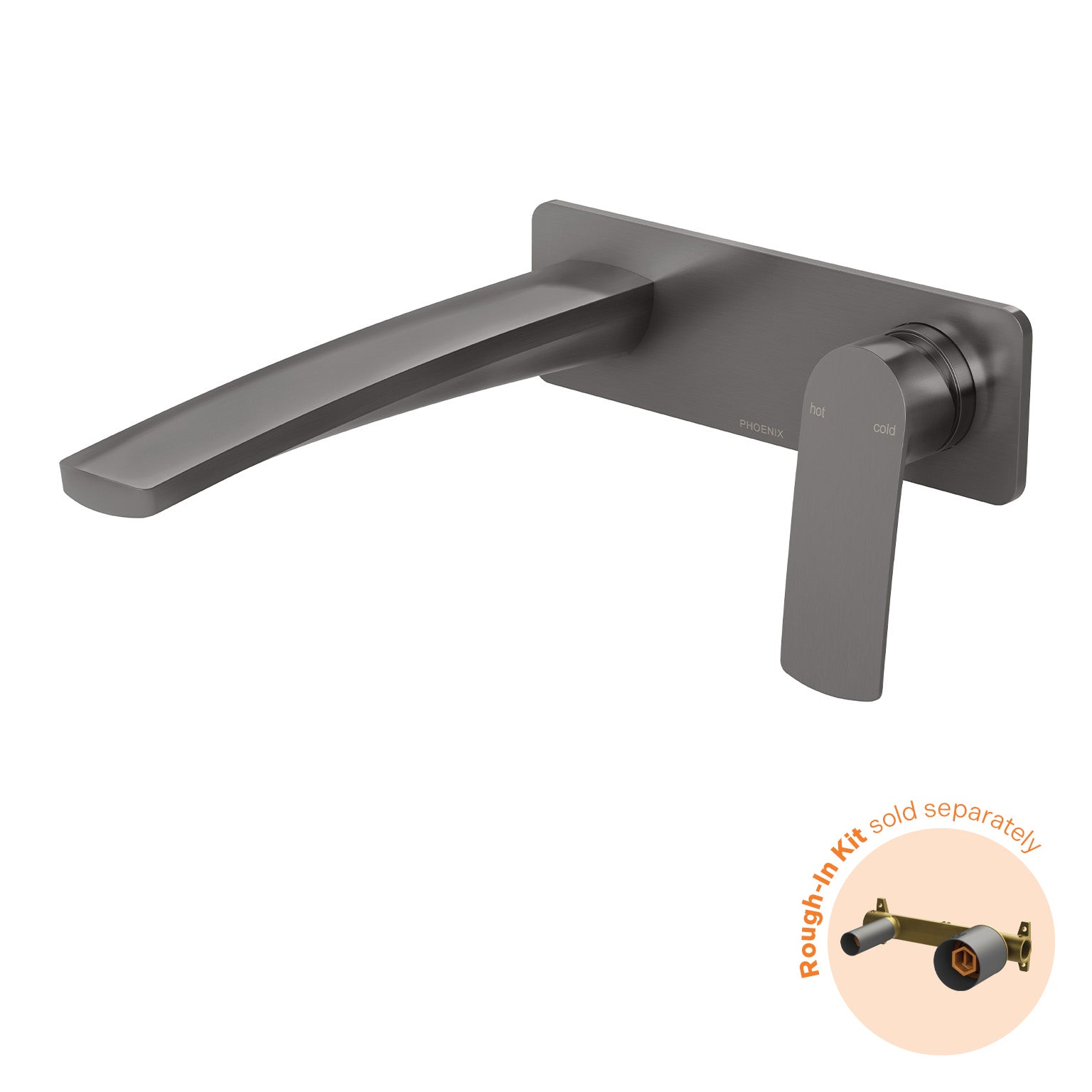 Phoenix Mekko SwitchMix Wall Basin / Bath Mixer Set 200mm (Fit-Off Kit Only) – Lead Free