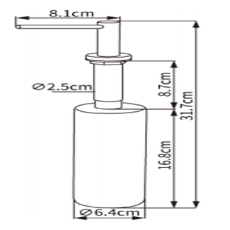 Bella Vista Mica Soap Dispenser