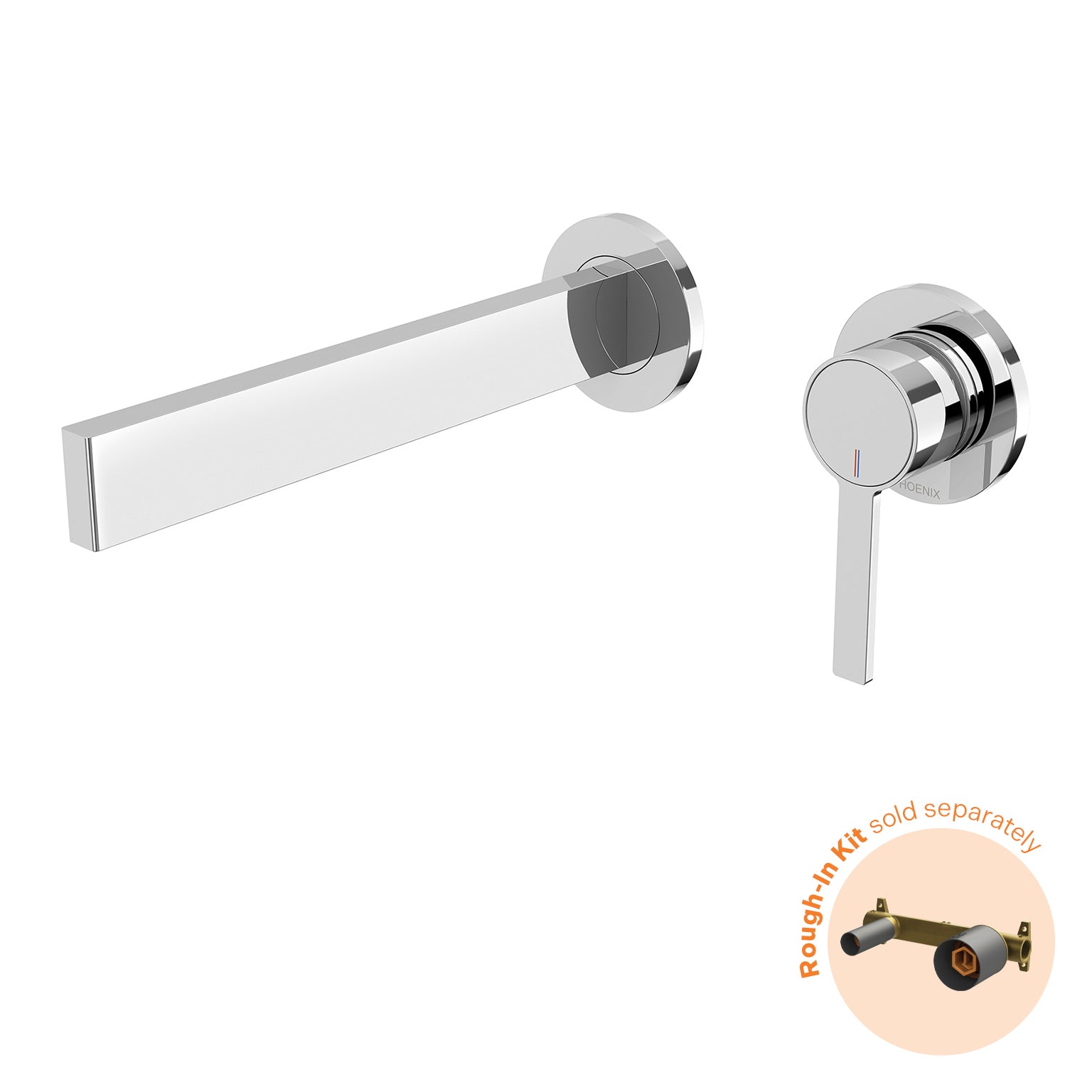 Phoenix Lexi MKII SwitchMix Wall Bath Mixer Set 200mm (Fit-Off Kit Only)