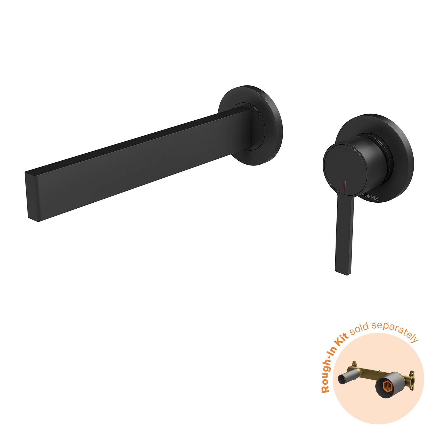 Phoenix Lexi MKII SwitchMix Wall Bath Mixer Set 200mm (Fit-Off Kit Only)