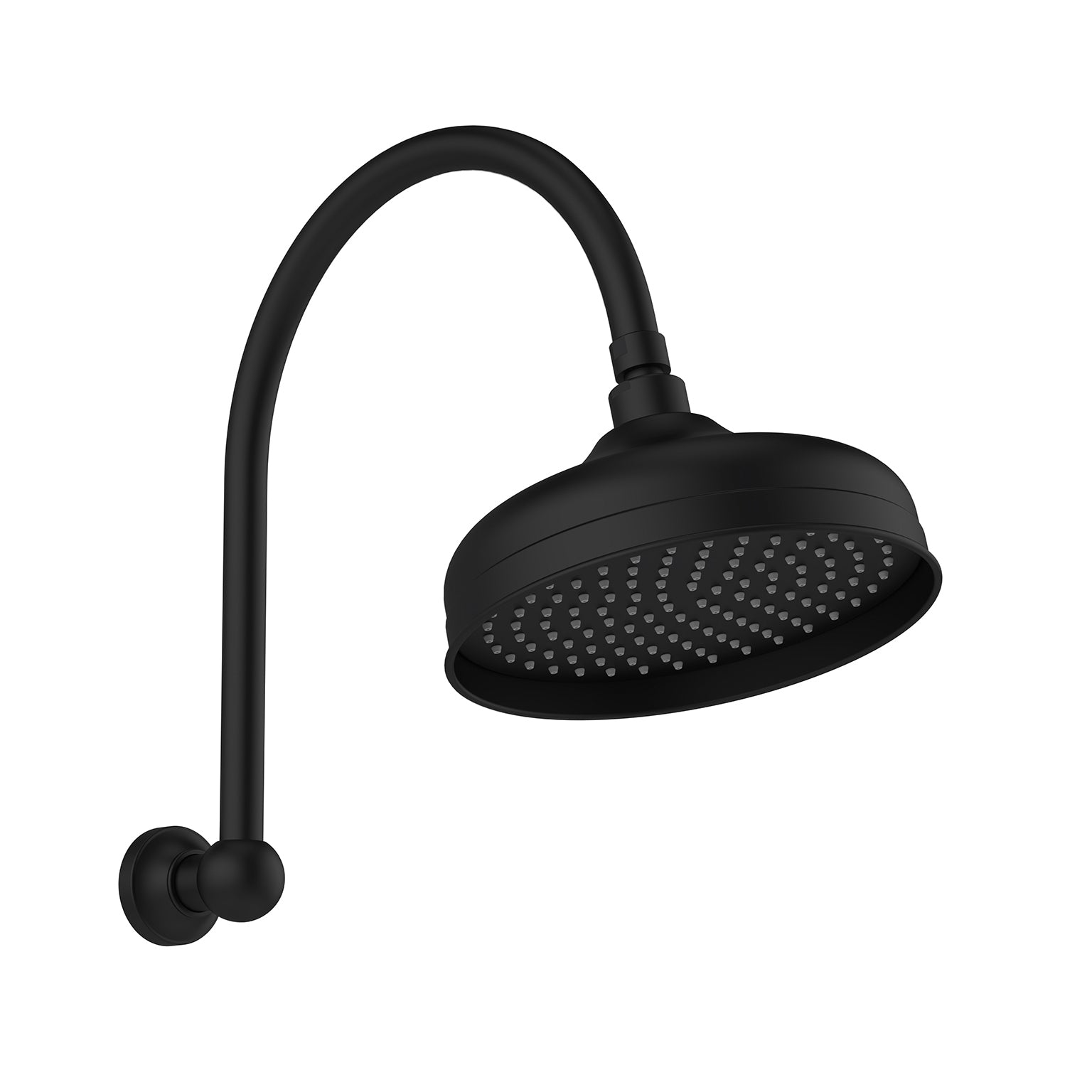 Phoenix Cromford High-Rise Shower Arm and Rose 210mm