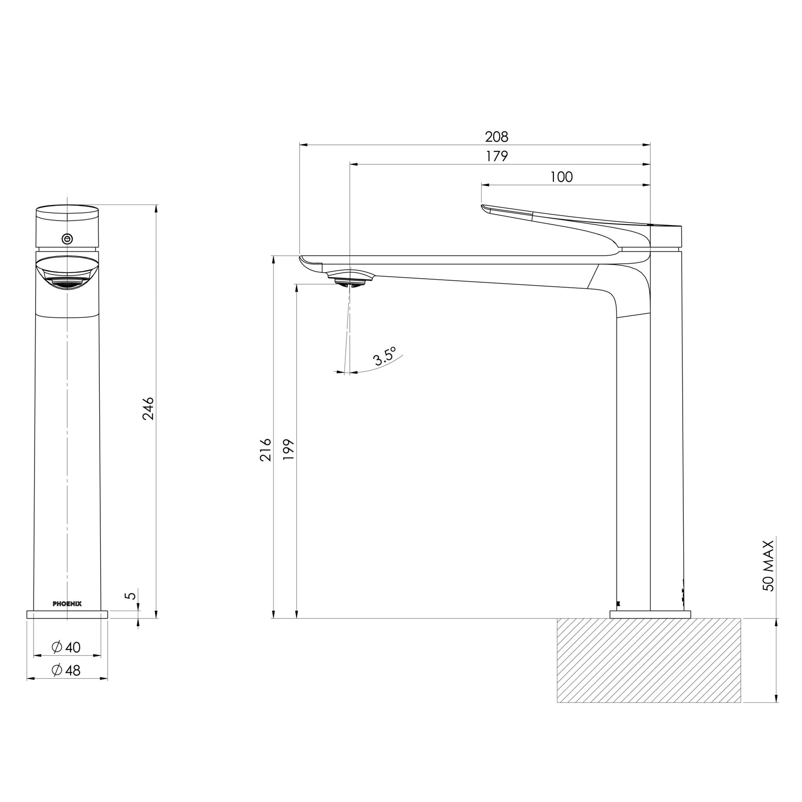Phoenix Kusabi Vessel Mixer – Lead Free