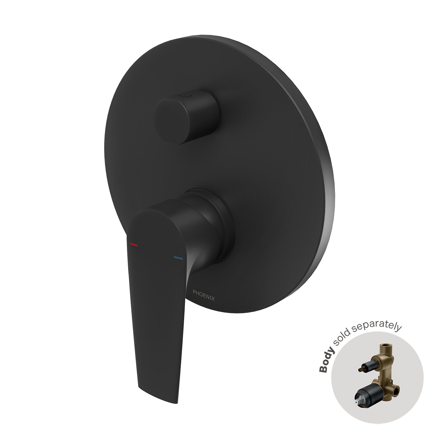 Phoenix Arlo Shower / Bath Diverter Mixer (Trim Kit Only)