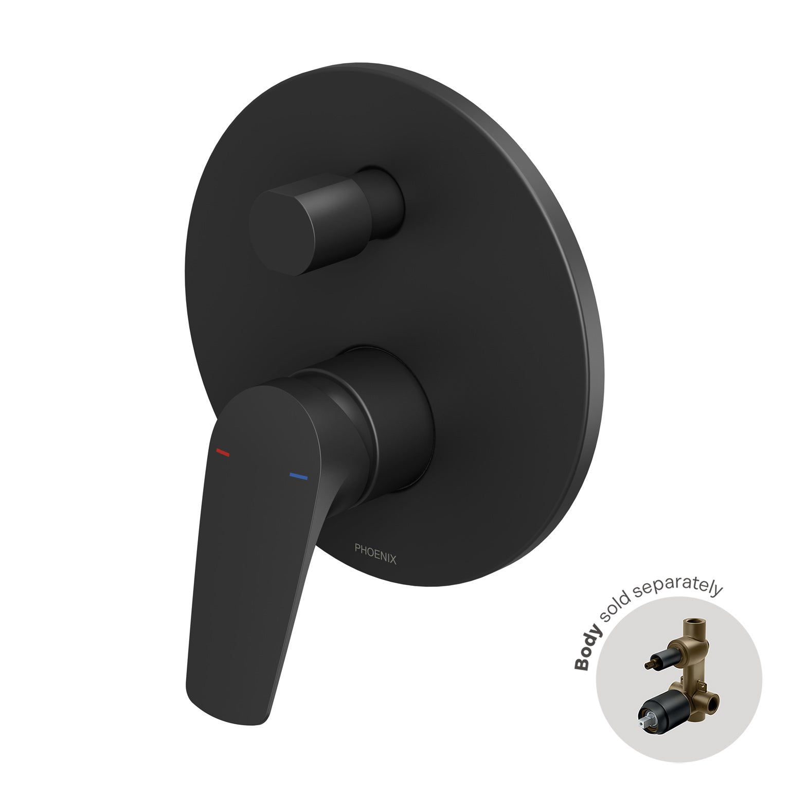 Phoenix Ivy MKII Shower / Bath Diverter Mixer (Trim Kit Only)