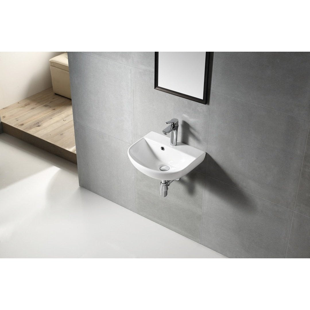 MINTY-II Wall Hung Basin WB 3062W - Blue Bathware