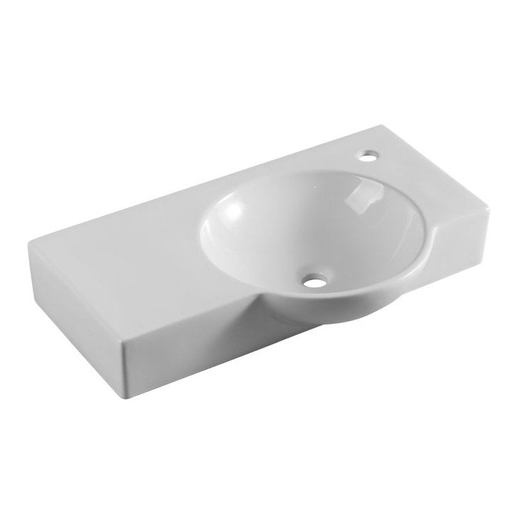 CHLOE Wall Hung Basin WB 7445W - Blue Bathware