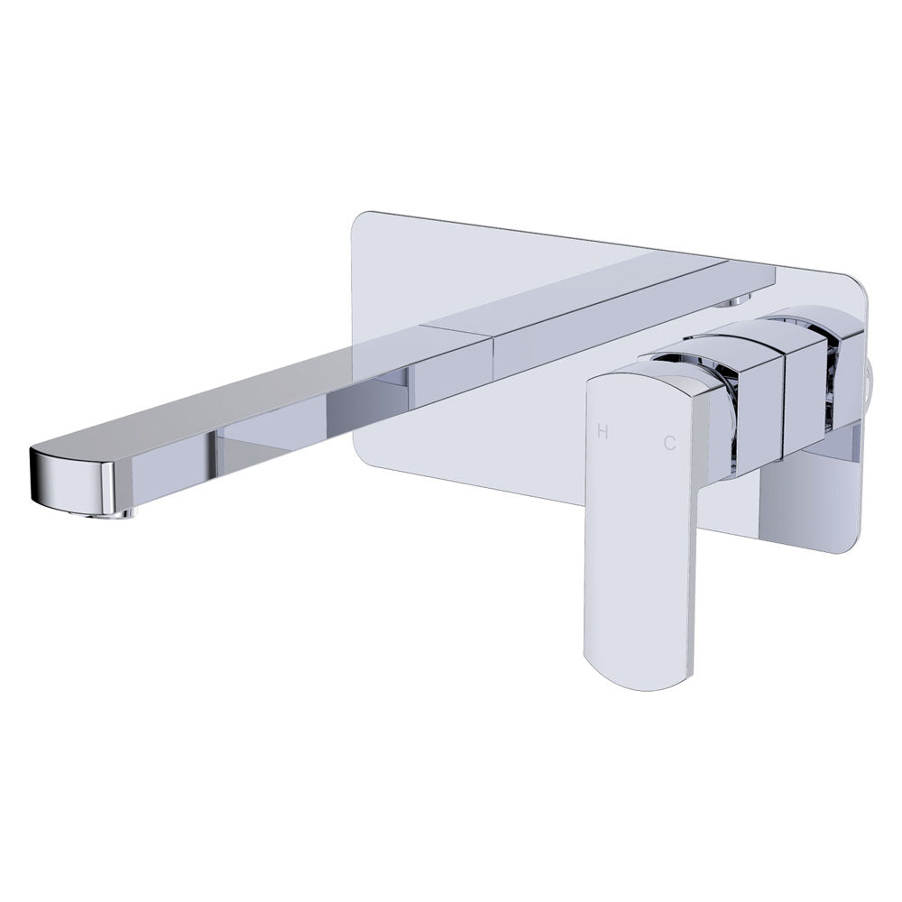 Koko Basin/Bath Wall Mixer Set - Chrome