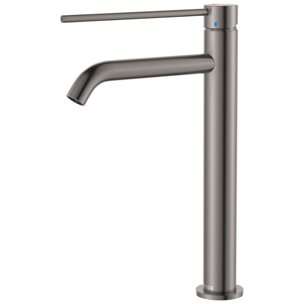 Kaya Care Tall Basin Mixer - Gun Metal