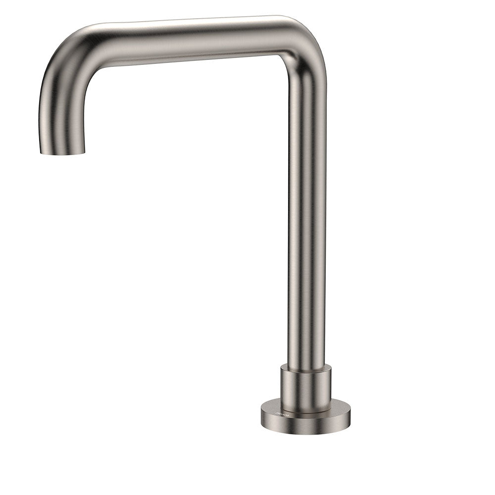 Fienza Kaya Squareline Hob Outlet - Brushed Nickel