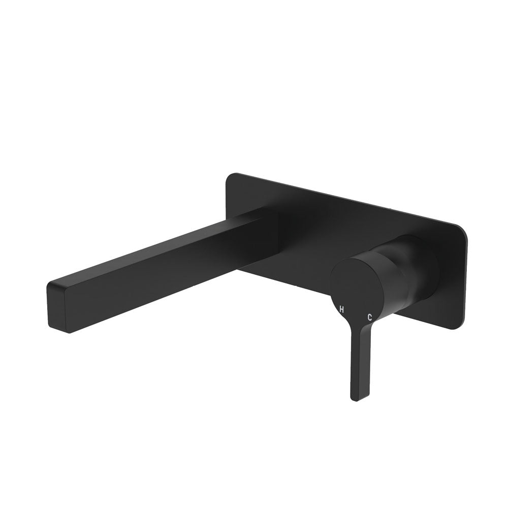 Sansa Wall Basin Mixer Set - Matte Black