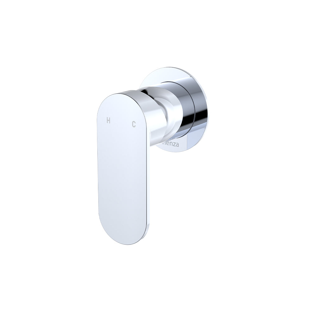 Empire Slim Wall Mixer, Round Plate - Chrome
