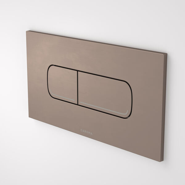 Caroma Invisi Series II® Oval Dual Flush Plate & Buttons (Metal)