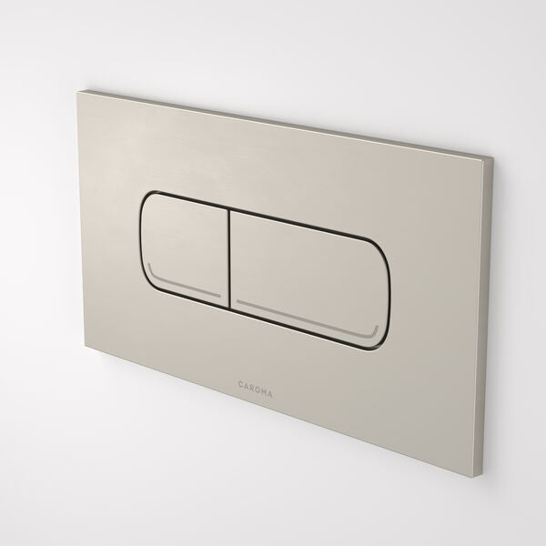 Caroma Invisi Series II® Oval Dual Flush Plate & Buttons (Metal)