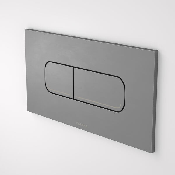 Caroma Invisi Series II® Oval Dual Flush Plate & Buttons (Metal)