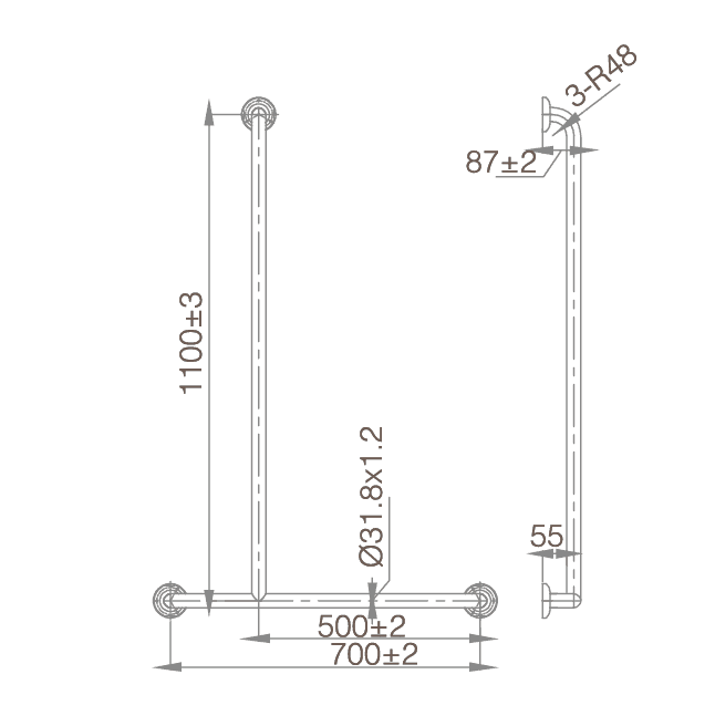 TPG19L - Blue Bathware