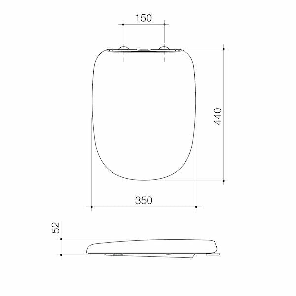 Caroma Caroma Contura® II Soft Close Toilet Seat