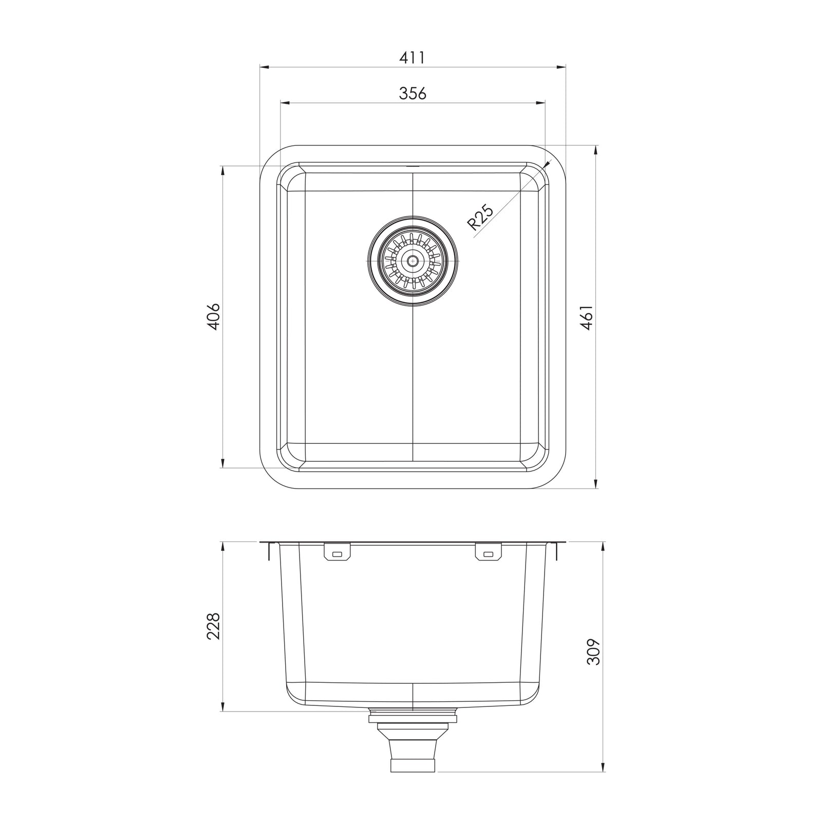 Phoenix 2000 Series Single Bowl Sink