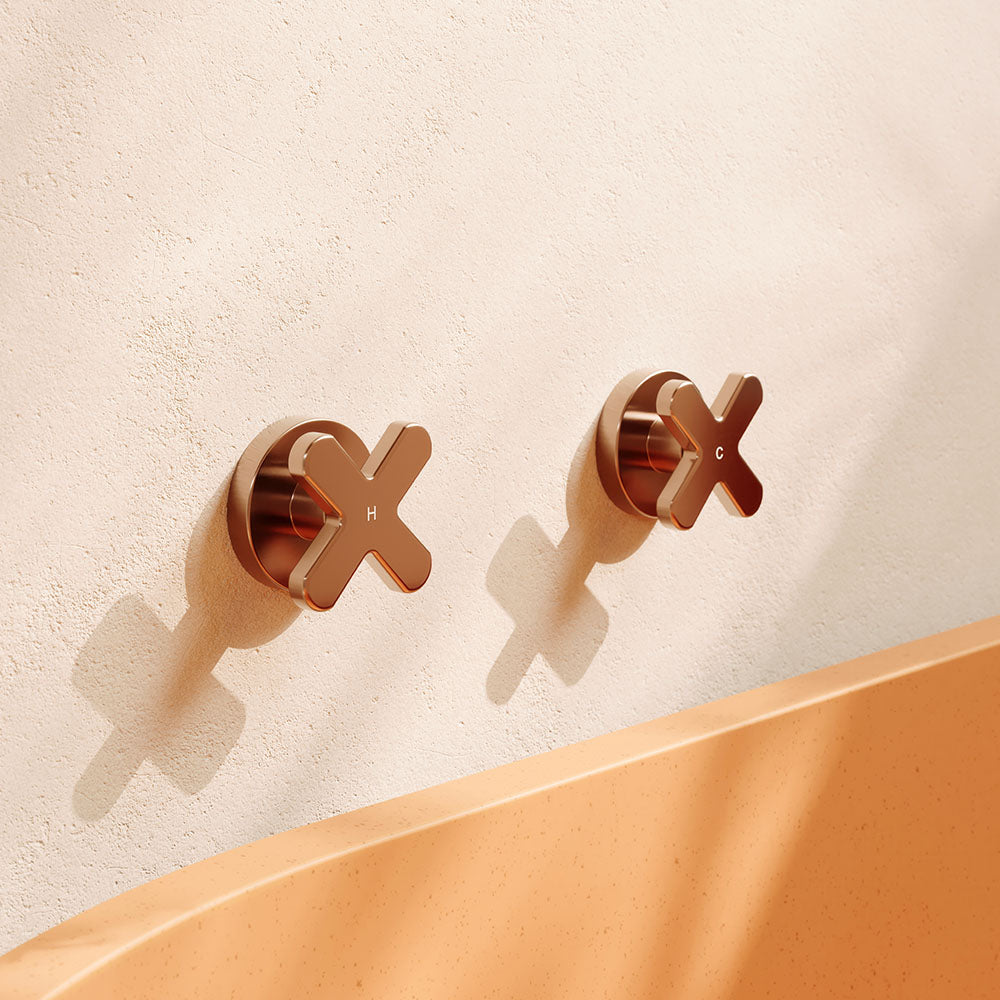 Kaya Cross Wall Taps