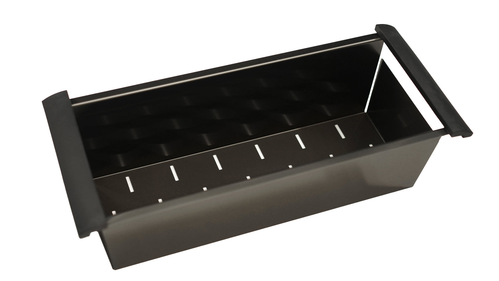 440mm Square Stainless Steel Black Colander for Kitchen Sink