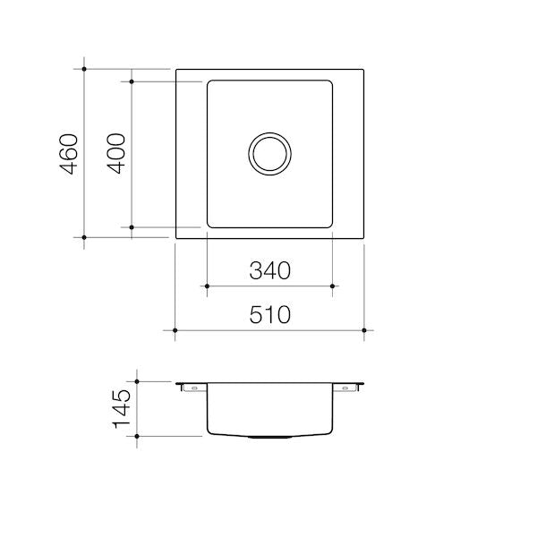 Caroma Evolution Care Single Bowl Overmount 0TH REV