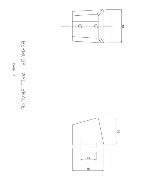 Flexispray Bermuda Wall Bracket