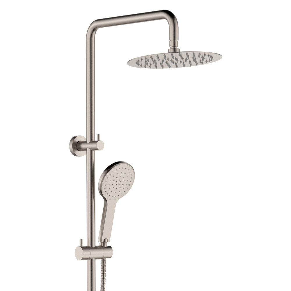 Fienza Kaya Twin Shower - Brushed Nickel