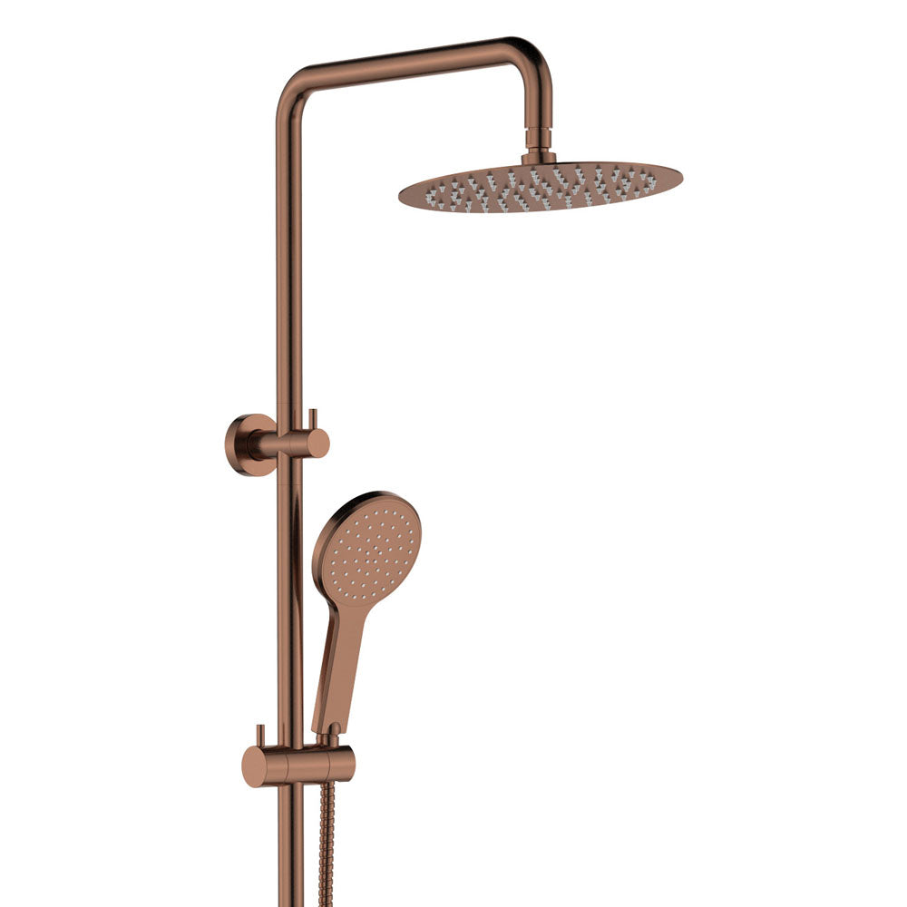 Fienza Kaya Twin Shower - Brushed Copper