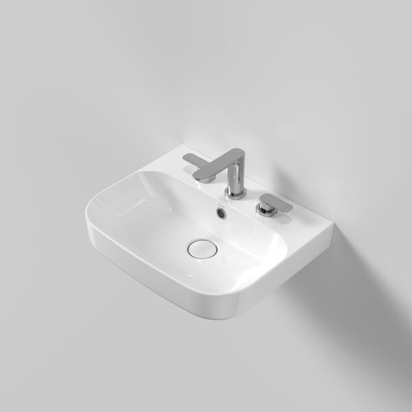 Caroma Forma® II Wall Basin w/Overflow GermGard® (No Tap Hole)