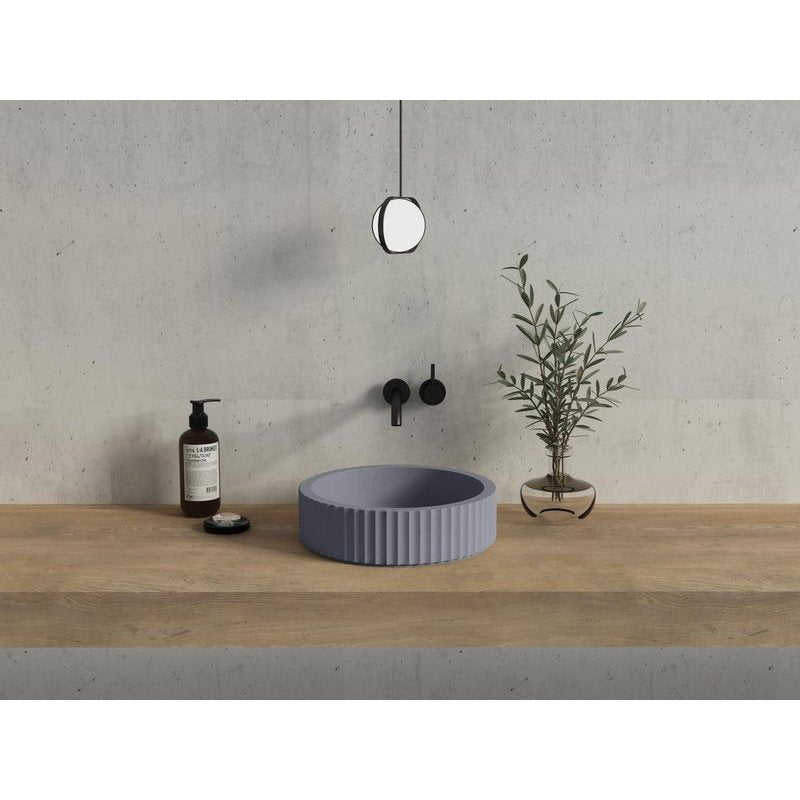 PIAZA Above Counter Basin WB 4011 - Blue Bathware