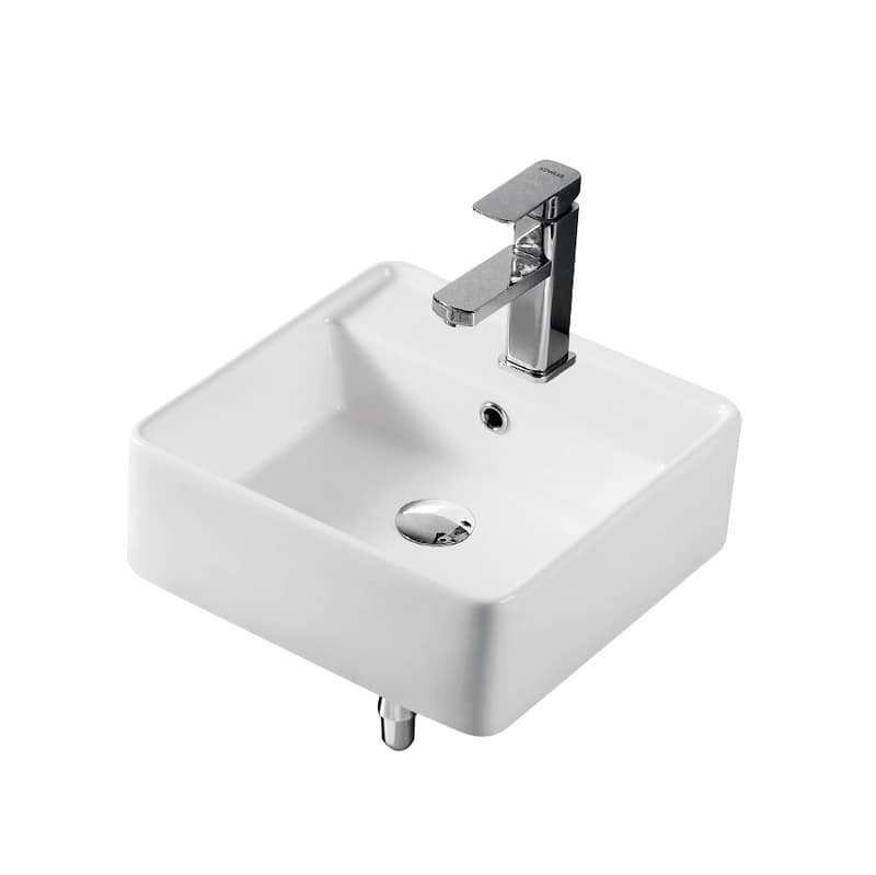 COCO Wall Hung Basin WB 4014W - Blue Bathware