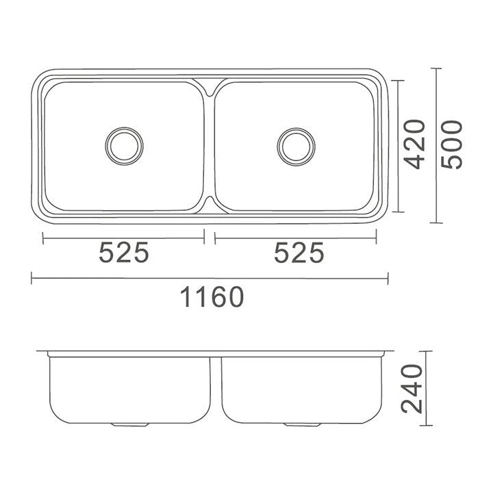 SS A120 - Blue Bathware