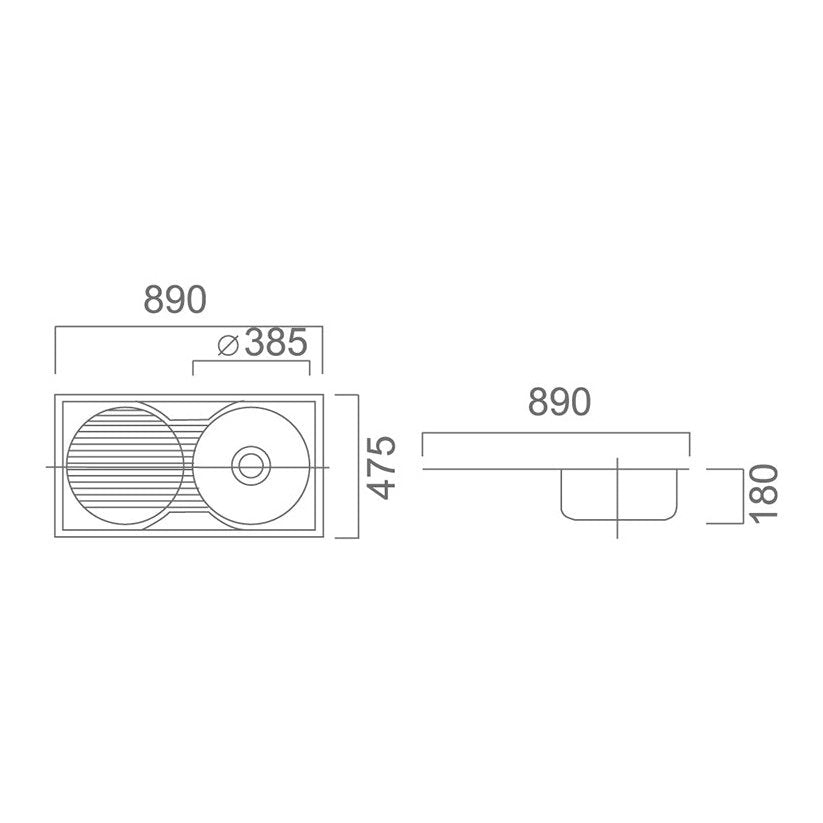 SS LL89L - Blue Bathware