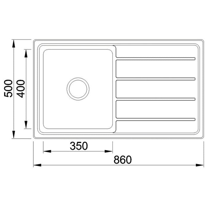 SS 8650 - Blue Bathware