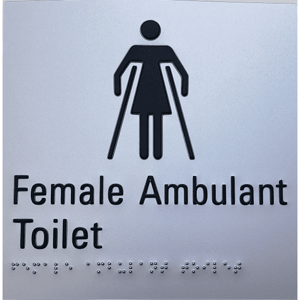 TP SIGN-FEMALE AMB - Blue Bathware