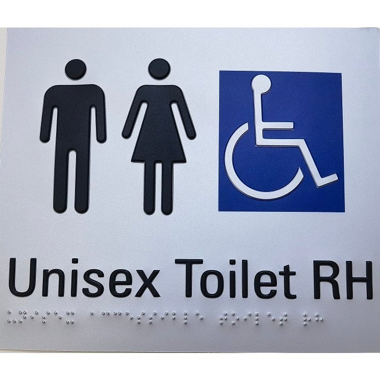 TP SIGN-UNT RH - Blue Bathware