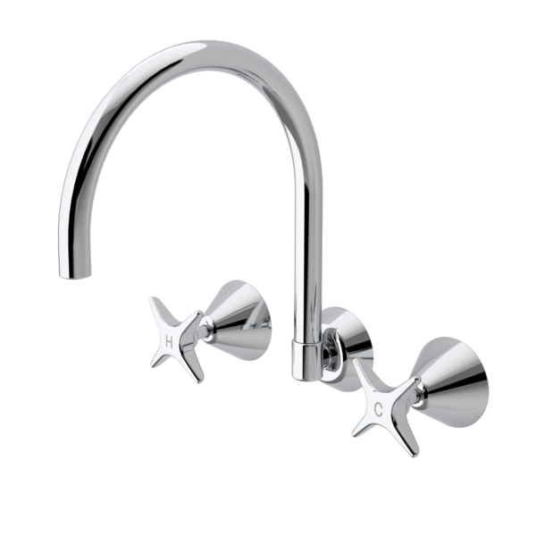 Caroma Elegance II Wall Sink Set - Lead Free