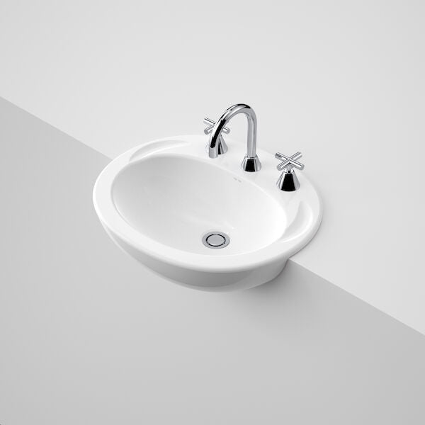 Caroma Concorde 500 Semi Recessed Basin - 1TH