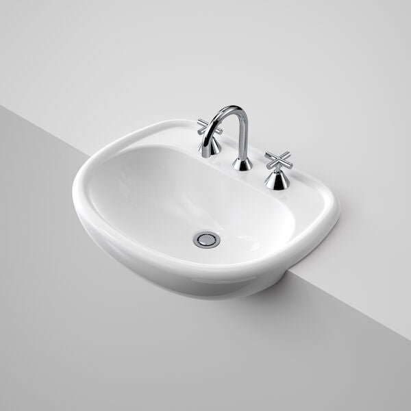 Caroma Caravelle 550 Semi Recessed Basin - 1TH