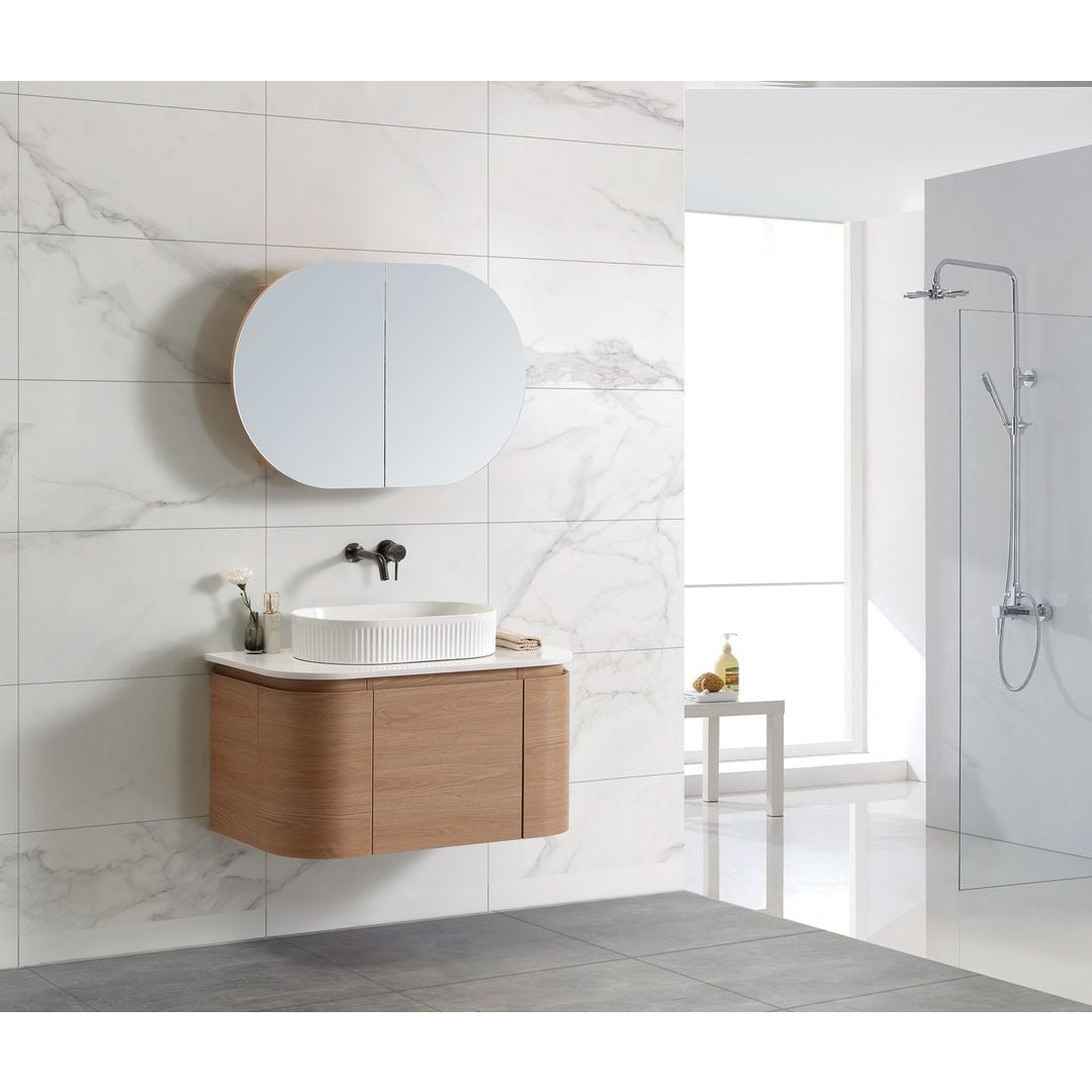 MILAN Wall Hung Vanity - Blue Bathware