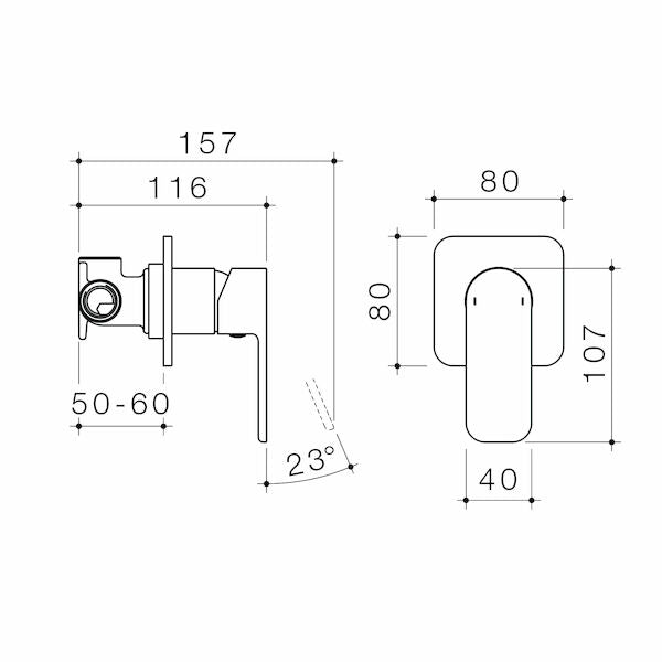 Caroma Luna® Bath/Shower Mixer