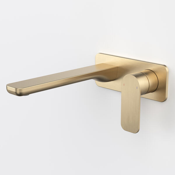 Caroma Luna® II EasySwitch Wall Basin/Bath Mixer 220mm (Complete Kit)