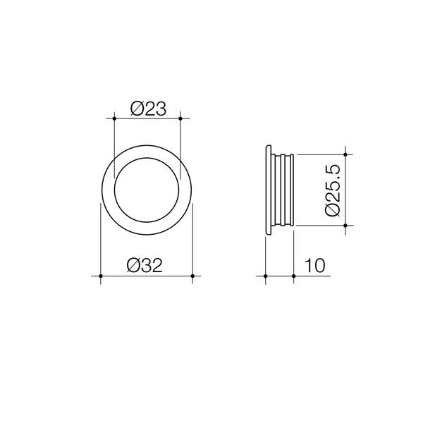 Caroma Overflow Dress Ring 