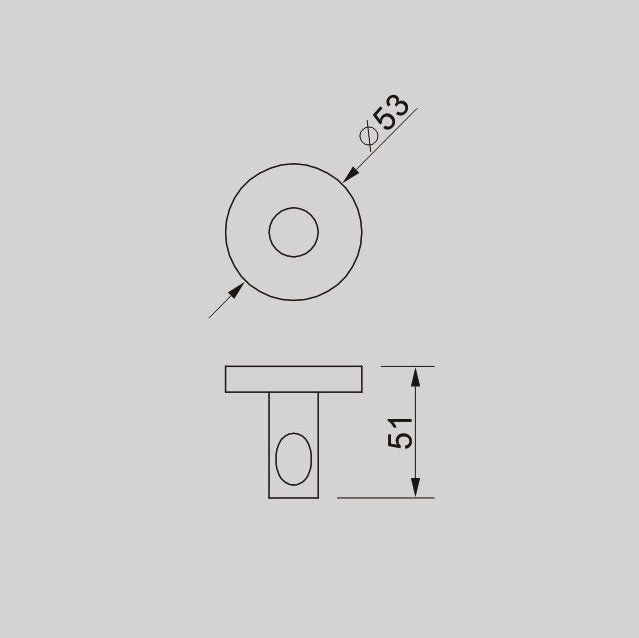 JESS Single Hook - Blue Bathware