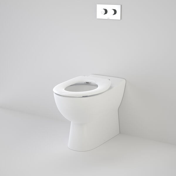 Caroma Leda Care Invisi Series II® Wall Faced Suite with Single Flap Seat