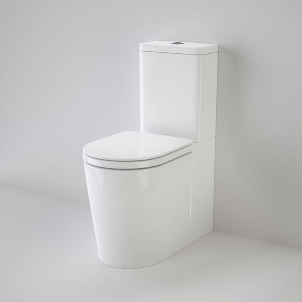 Caroma Liano Cleanflush® Easy Height Wall Faced Suite with Liano Double Flap Seat (with GermGard®)