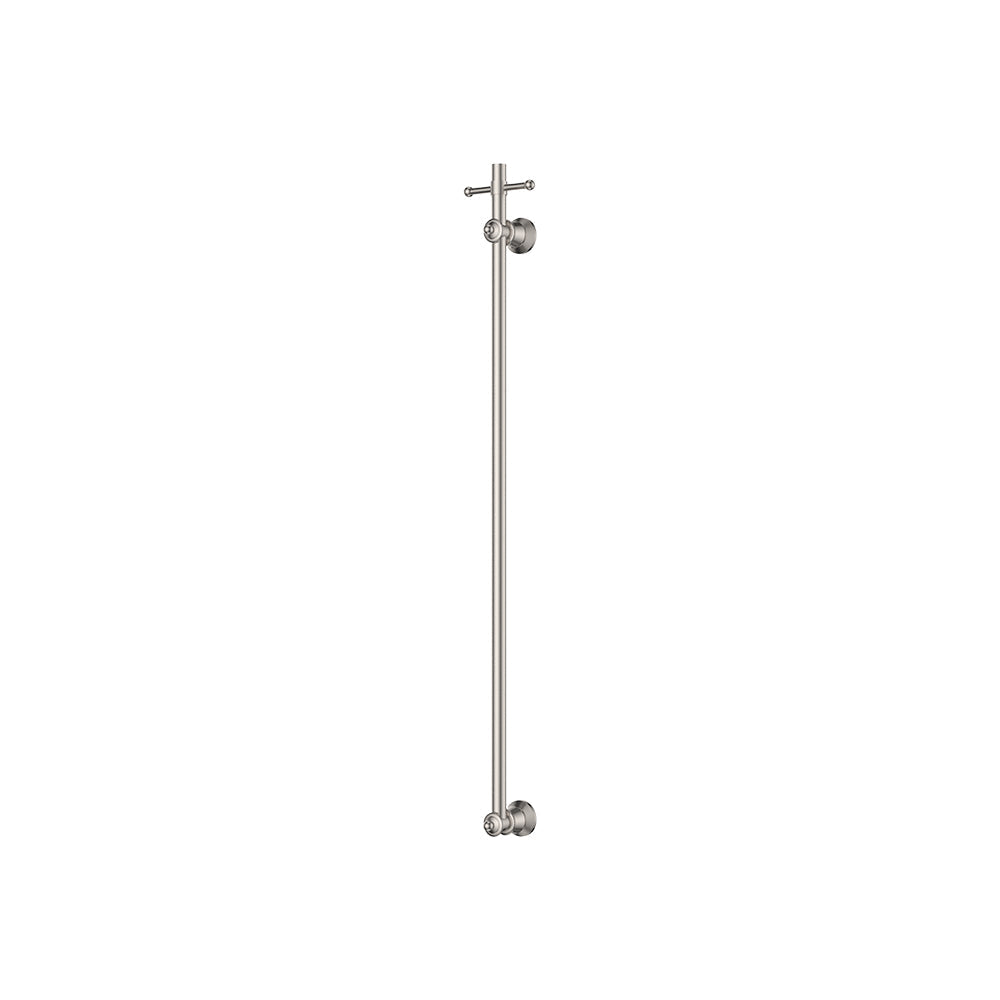 Fienza Lillian Vertical Heated Towel Rail, 93 x 1000mm - Brushed Nickel