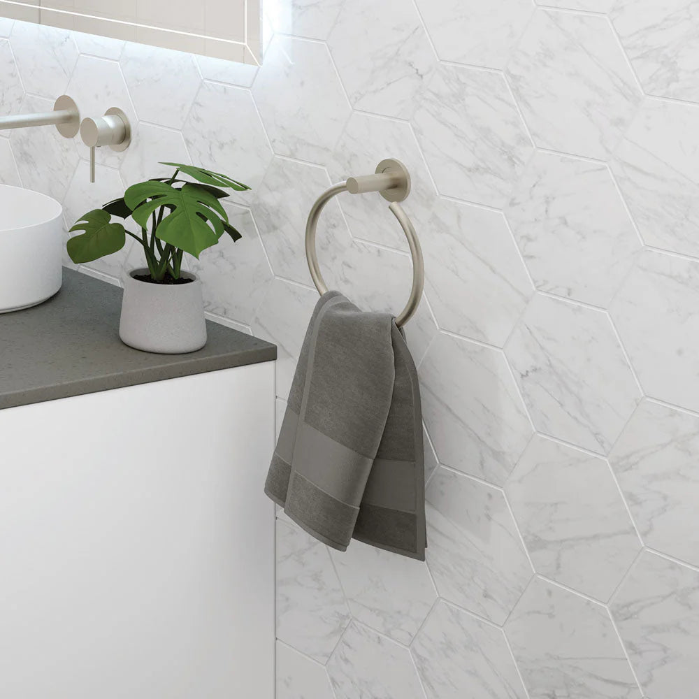 Fienza Kaya Bathroom 10 Piece Package – Brushed Nickel