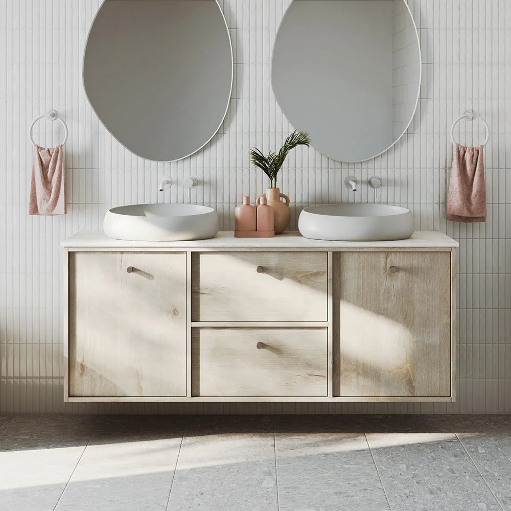 Fienza Kaya Bathroom 9 Piece Package – Matte White